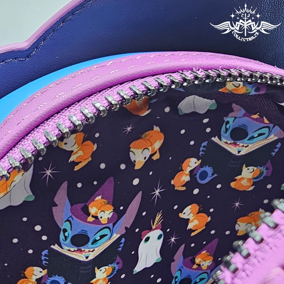 Loungefly Disney Stitch Spooky Stories Halloween Glow Mini Backpack